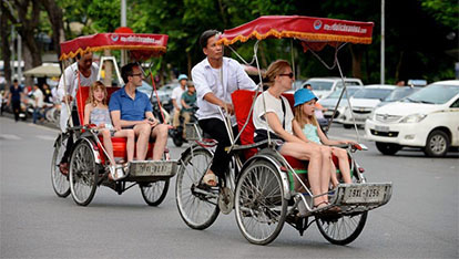 Balade en cyclo-pousse à Hanoi