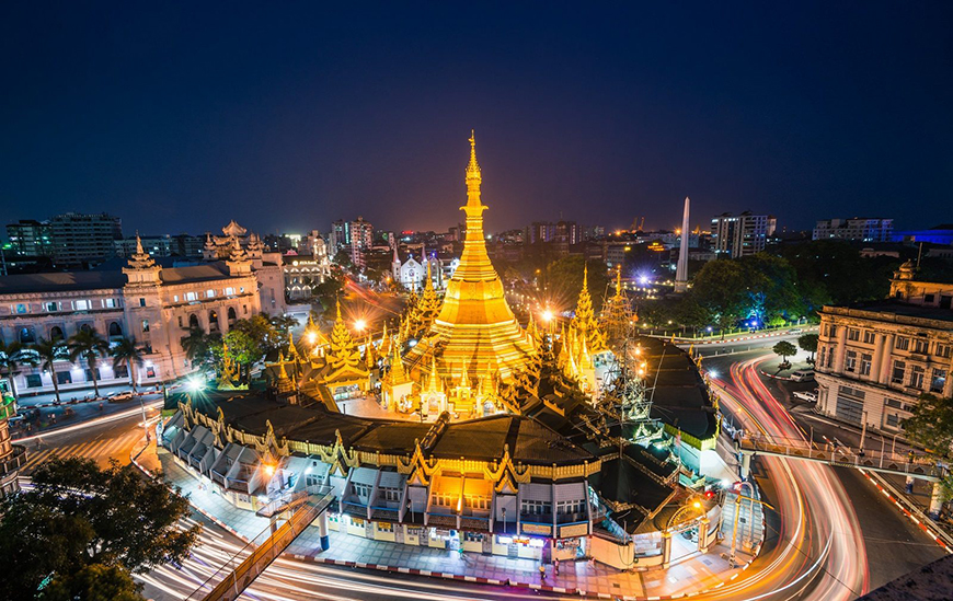 Vie nocturne de Rangoon