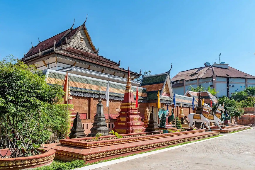 Wat Damnak - la pagode la plus grande au Cambodge