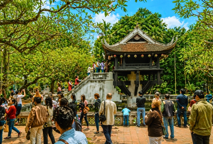 Visite immersive avec guide complet Pagode au Pilier Unique