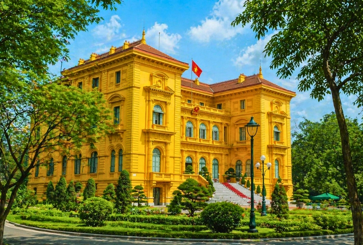 Que faire à Hanoi ? Admirer l’architecture française du Palais présidentiel