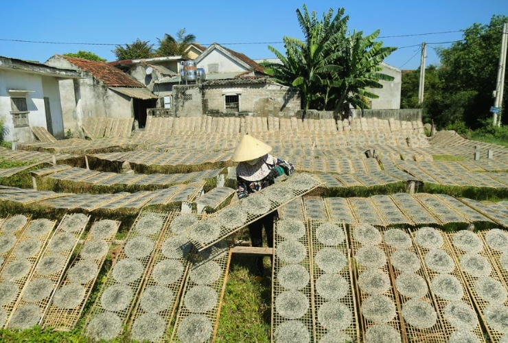 Art du bánh tráng à My Long au plus près du savoir-faire ancestral