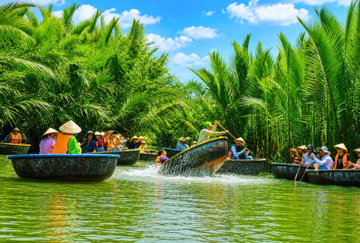 Visiter la forêt de cocotiers Bay Mau lors d'un voyage à Hoi An