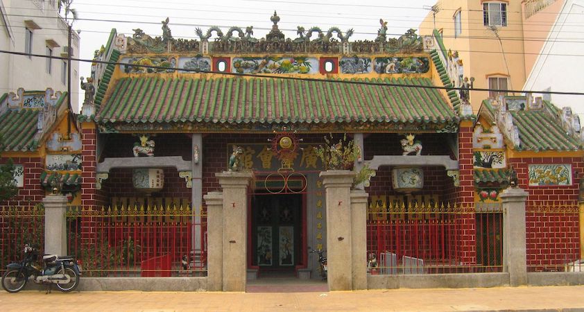 Entrée de la pagode Ong à Can Tho