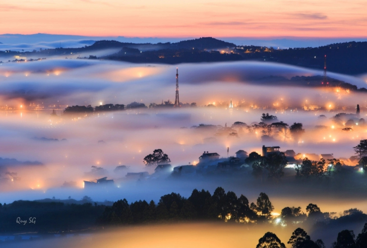 La beauté romantique de Dalat, la ville de la brume