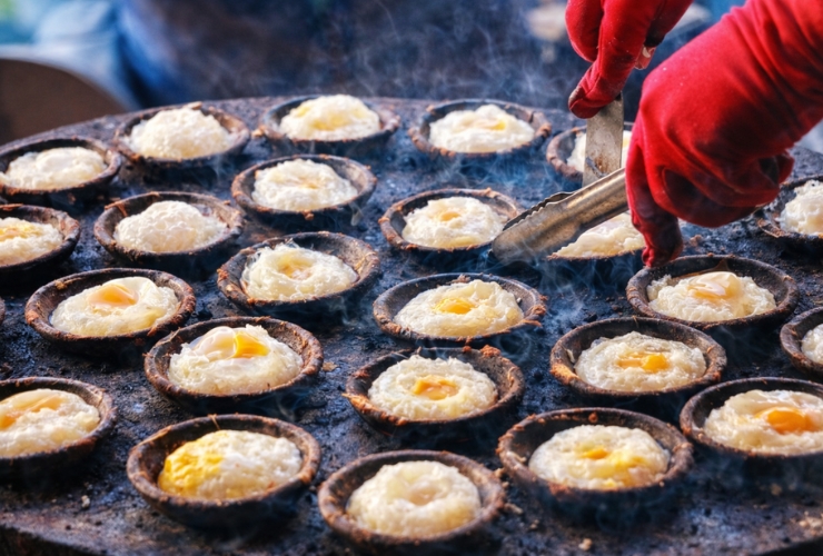 Bánh căn de Dalat, plat typique des hauts plateaux