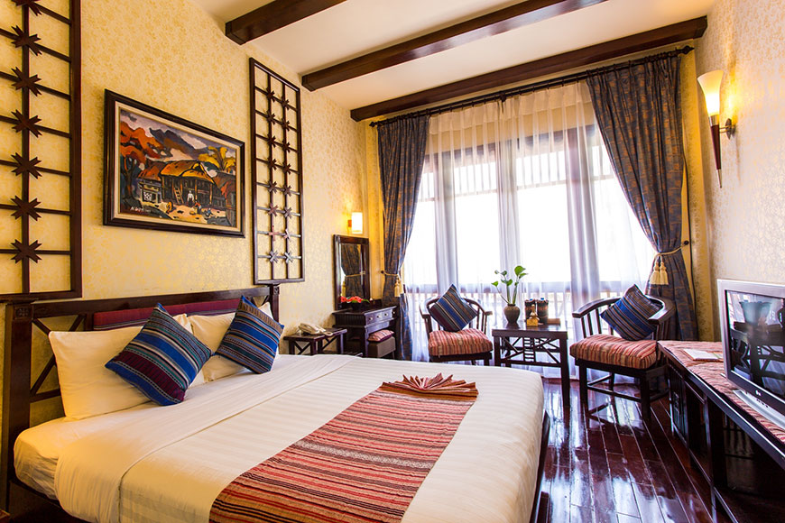Dormir dans des hôtels, complexes hôteliers, bungalows de luxe à Mai Chau Hoa Binh