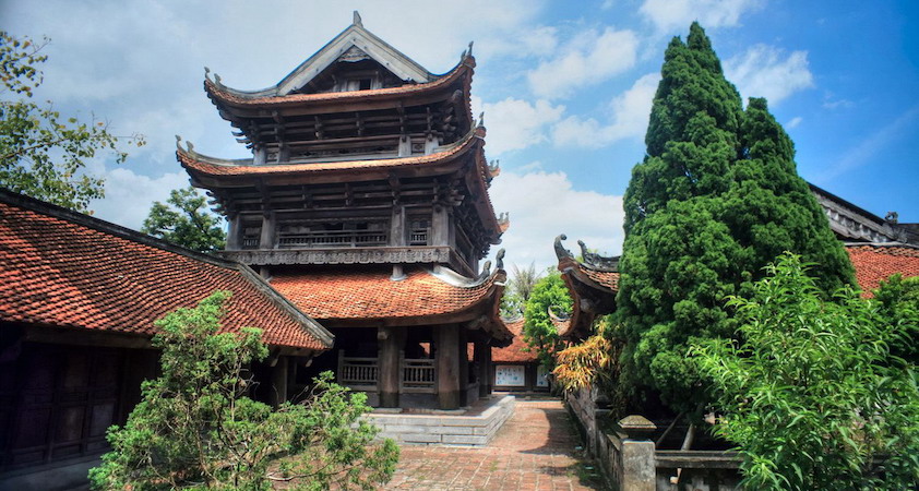 La pagode Keo avec son emblématique clocher sur 3 niveaux