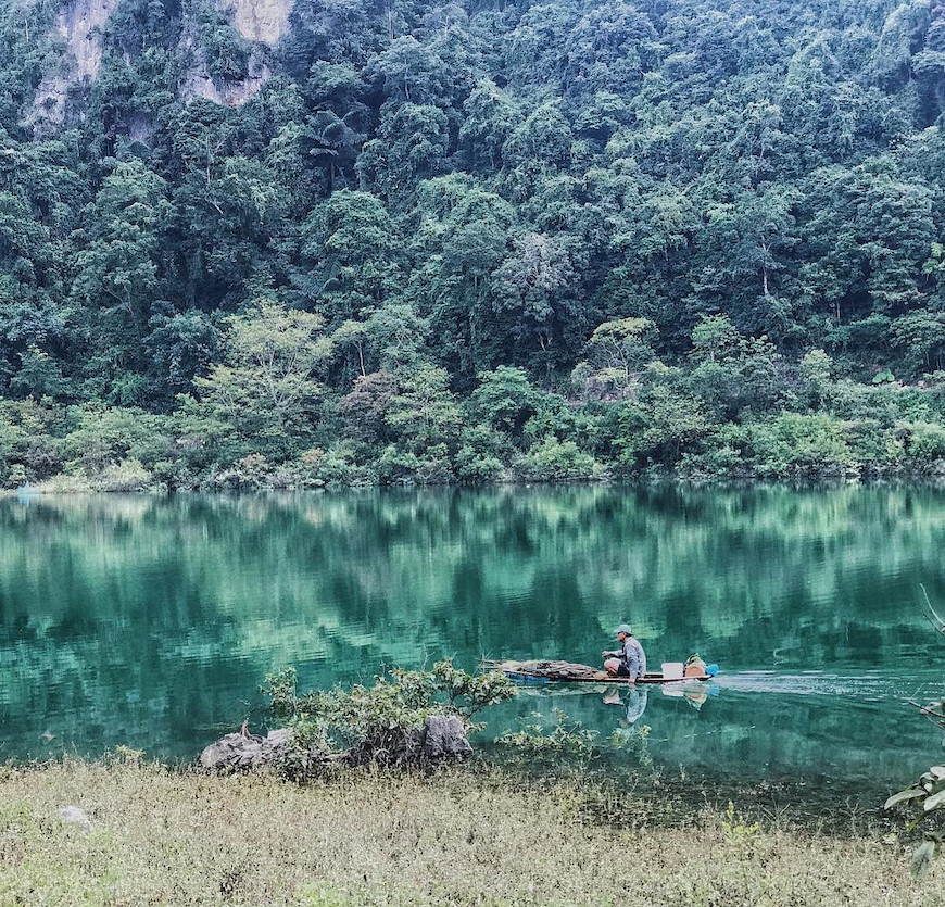 Lac de Thang Hen à Cao Bang