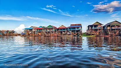Tonlé Sap - Le plus grand lac dAsie - Cambodge