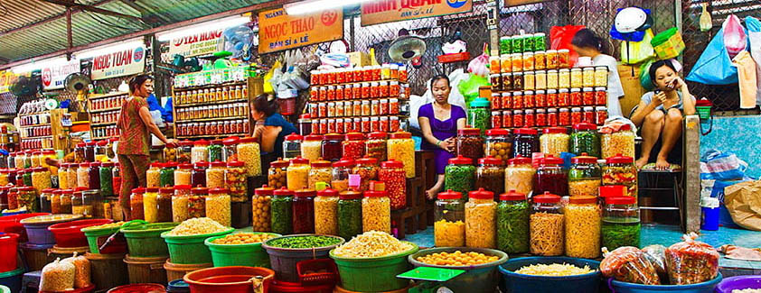 Le marché de Binh Tay - un marché local authentique