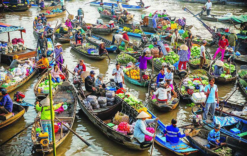 Le marché flottant Cai Rang