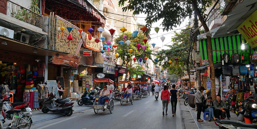 Expérimenter des cyclo-pousse à Hanoi lors du Circuit Vietnam 16 jours