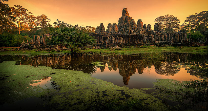 Ruines de la grande cité d'Angkor