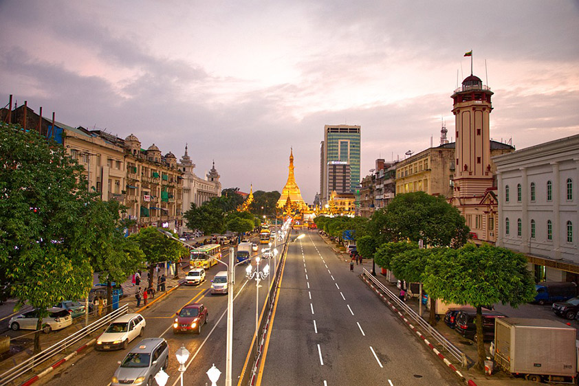 Shwedagon à Yangon
