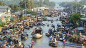 Vue sur la rivière du Mekong